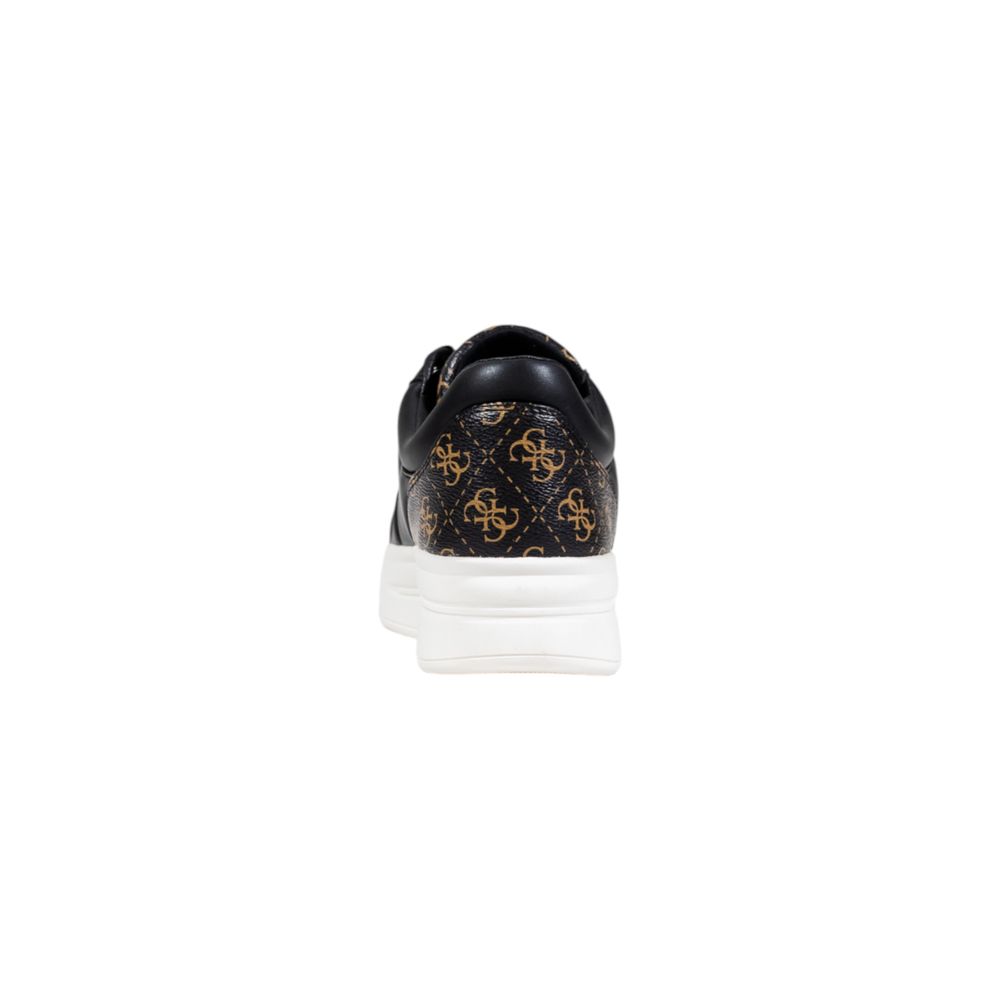 Bicolor Polyester Low Top Sneakers