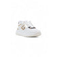White Polyethylene Chunky Sneakers