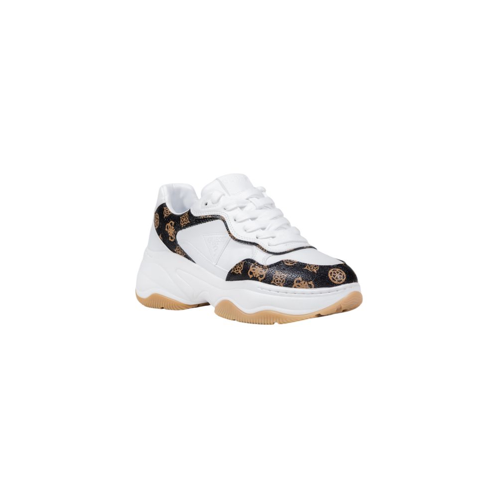 White Polyethylene Chunky Sneakers