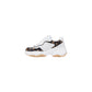 White Polyethylene Chunky Sneakers