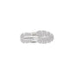 White Polyester Chunky Sneakers