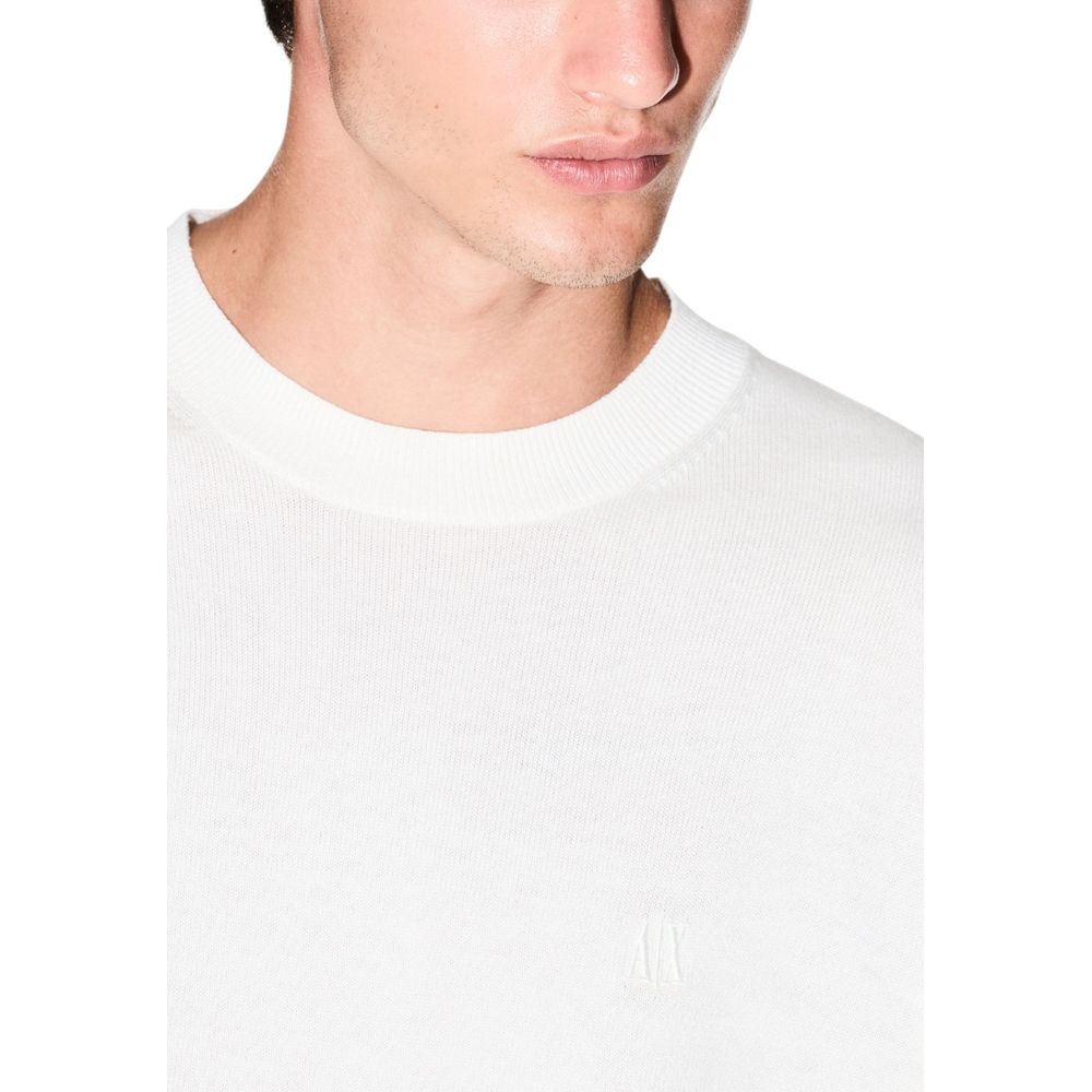 Cream Viscose Sweatshirt