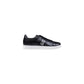 Black And White Leather Sneakers