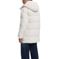 Cream Polyester Coat