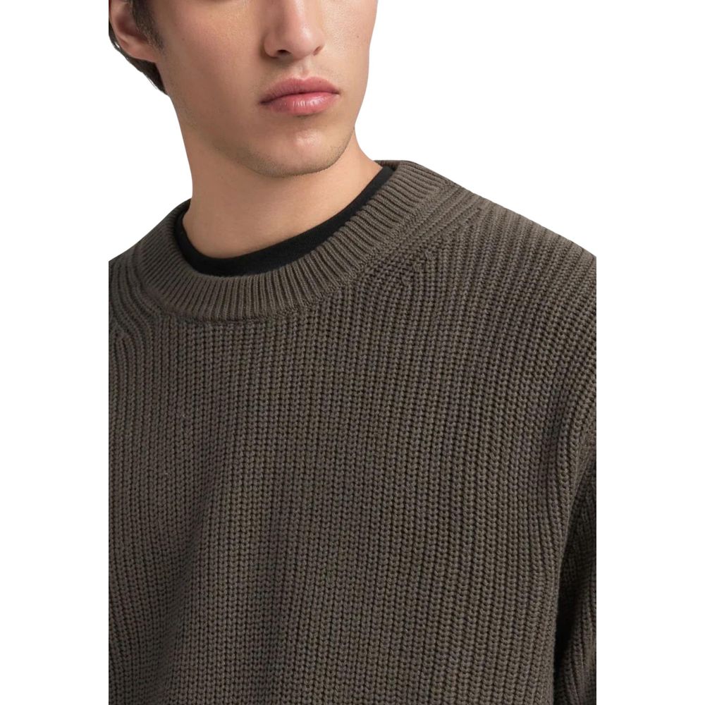 Green Cotton Sweatshirt