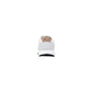 White Polyester Athletic Sneakers