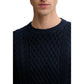 Blue Recycled Cotton Sweatshirt
