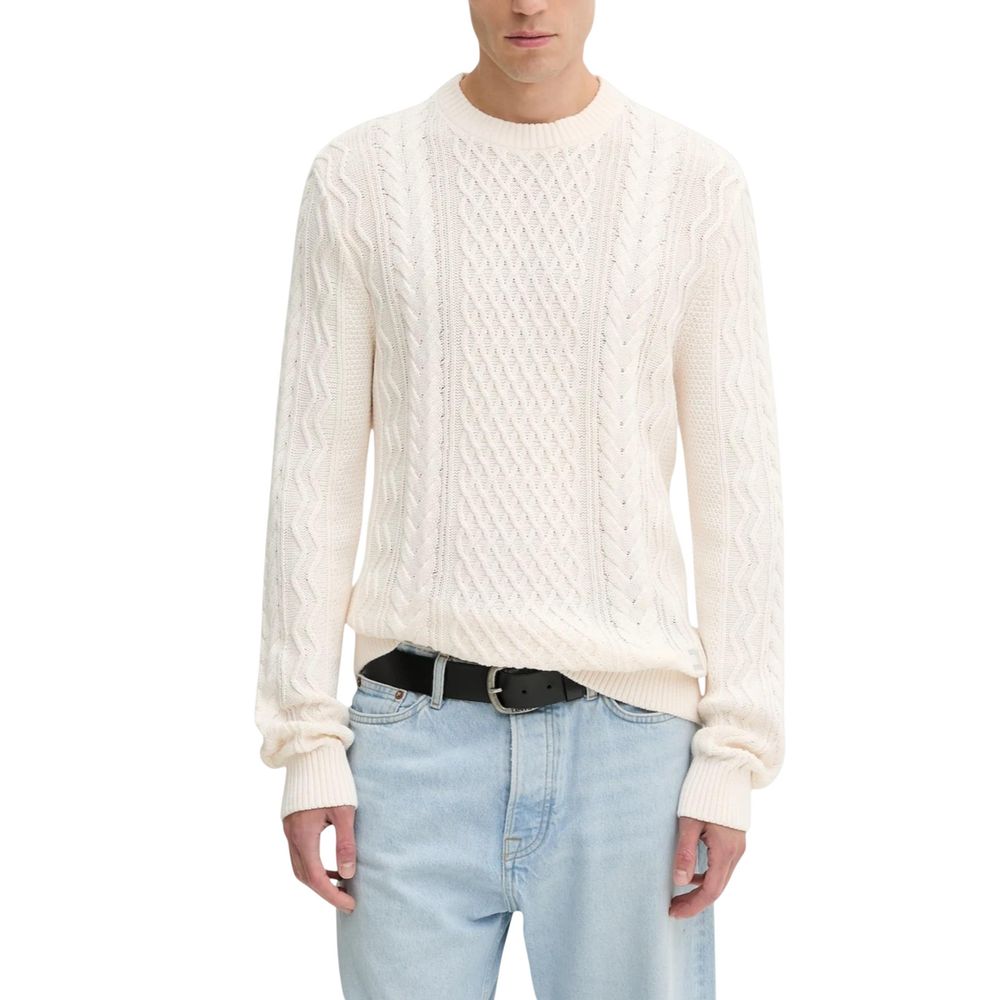 Cream Recycled Cotton Sweatshirt