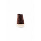Brown Leather Lace-Up Boots