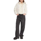 Cream Polyamide Coat