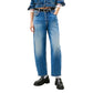 Blue Recycled Cotton Relaxed Fit Jeans