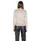 Beige Viscose Sweatshirt