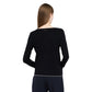 Black Textile Cardigan