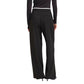 Black Polyester Pants