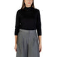 Black Viscose Turtleneck