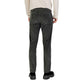 Green Cotton Casual Pants