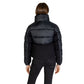 Black Polyester Full-Length Jacket