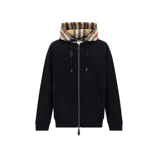 Black Cotton Sweatshirt