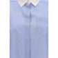 Blue Cotton Pattern Shirt