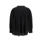 Black Cotton Dress Shirt