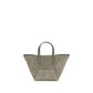 Beige Calf Leather Bos Taurus Shoulder Bag