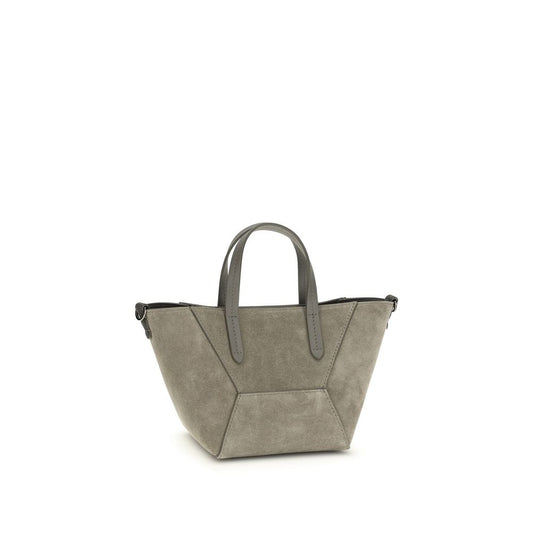 Beige Calf Leather Bos Taurus Shoulder Bag