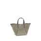 Beige Calf Leather Bos Taurus Shoulder Bag