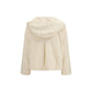 Beige Polyamide Shell Jacket