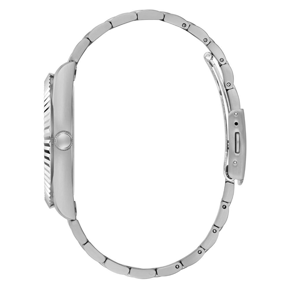 Gray Stainless Steel Dress Watch