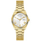 Gold Stainless Steel Dress Watch