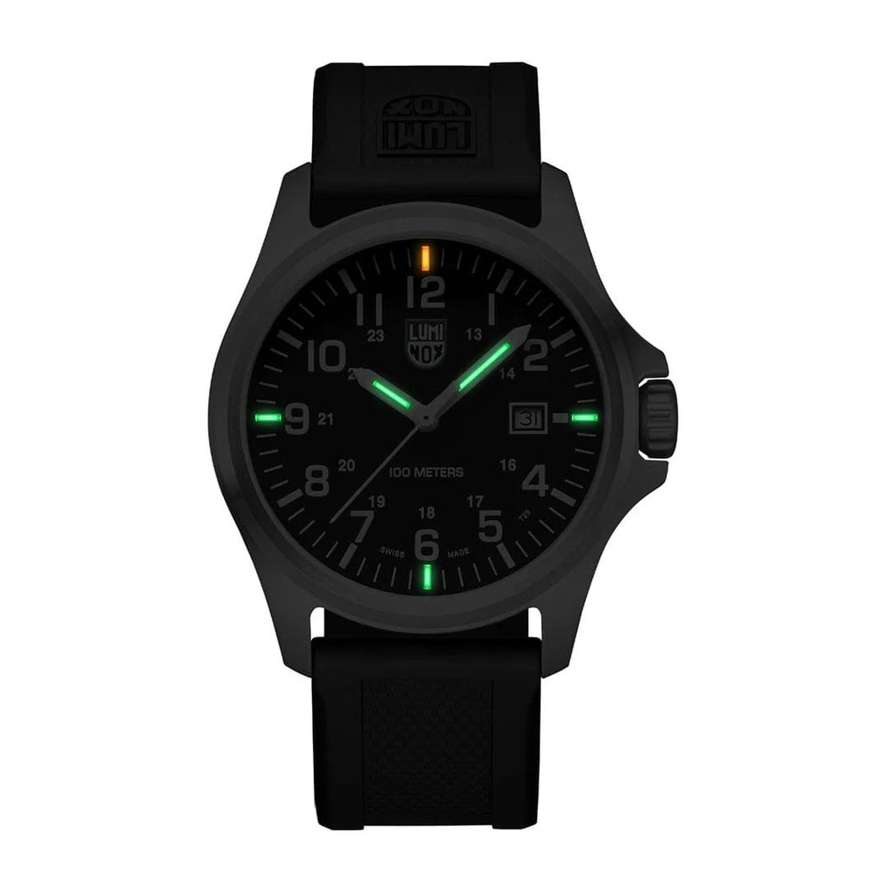 Black Resin Dress Watch
