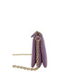 Purple Faux Leather Women Crossbody Bag