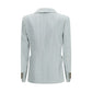 Blue Viscose Blazer