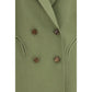 Bicolor Linen Blazer