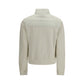 White Polyamide Bomber