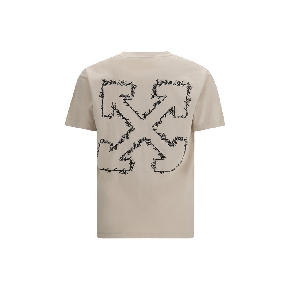 Beige Cotton T-Shirt
