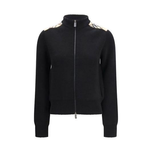 Black Wool Cardigan