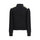 Black Wool Cardigan