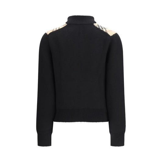 Black Wool Cardigan