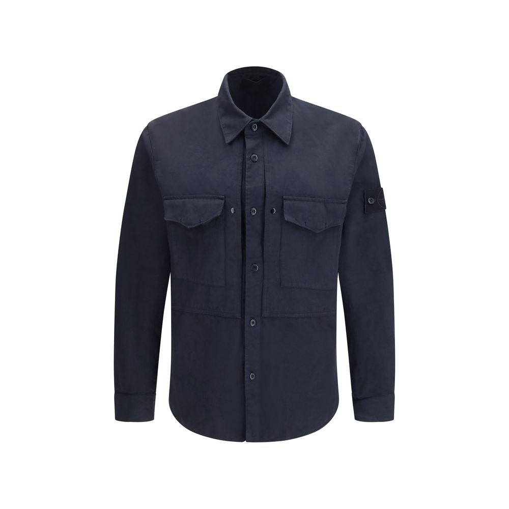 Blue Cotton Jackets And Coat