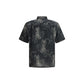Gray Cotton Pattern Shirt