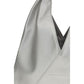 Silver Polyethylene Handbag