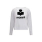 White Linen Sweatshirt