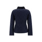 Blue Polyamide Full-Length Jacket