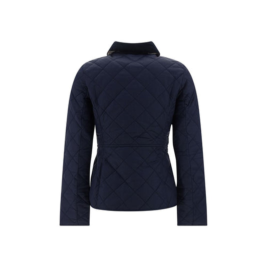 Blue Polyamide Full-Length Jacket