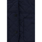 Blue Polyamide Full-Length Jacket
