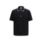 Black Cotton Polo Shirt