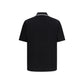Black Cotton Polo Shirt