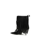 Black Calf Leather Bos Taurus Ankle Boots