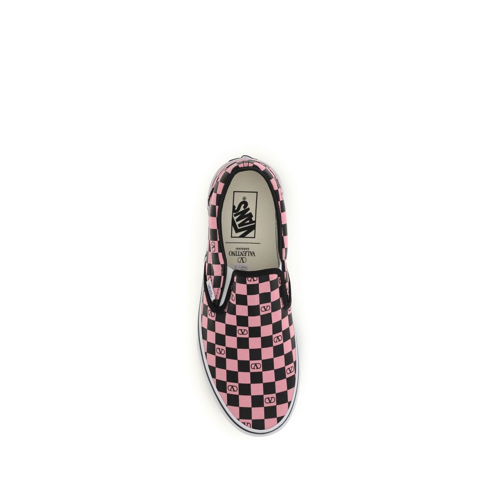 Multicolor Cotton Low Top Sneakers